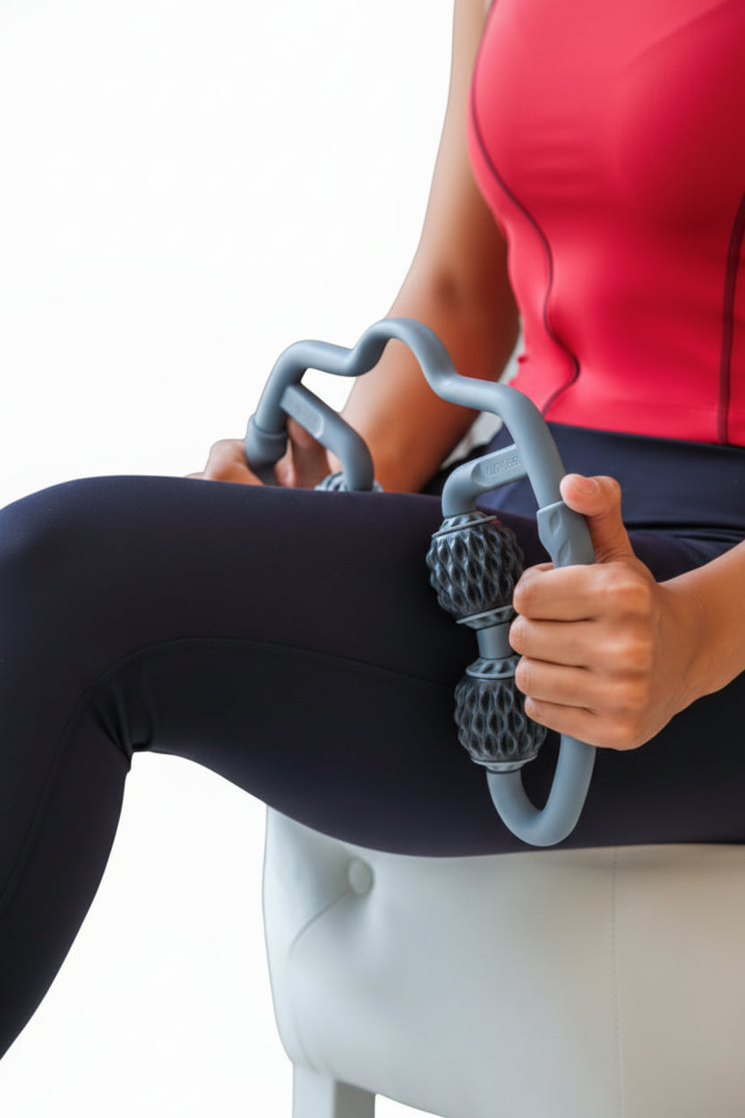 Dual Sided Leg Massager lifestyle view