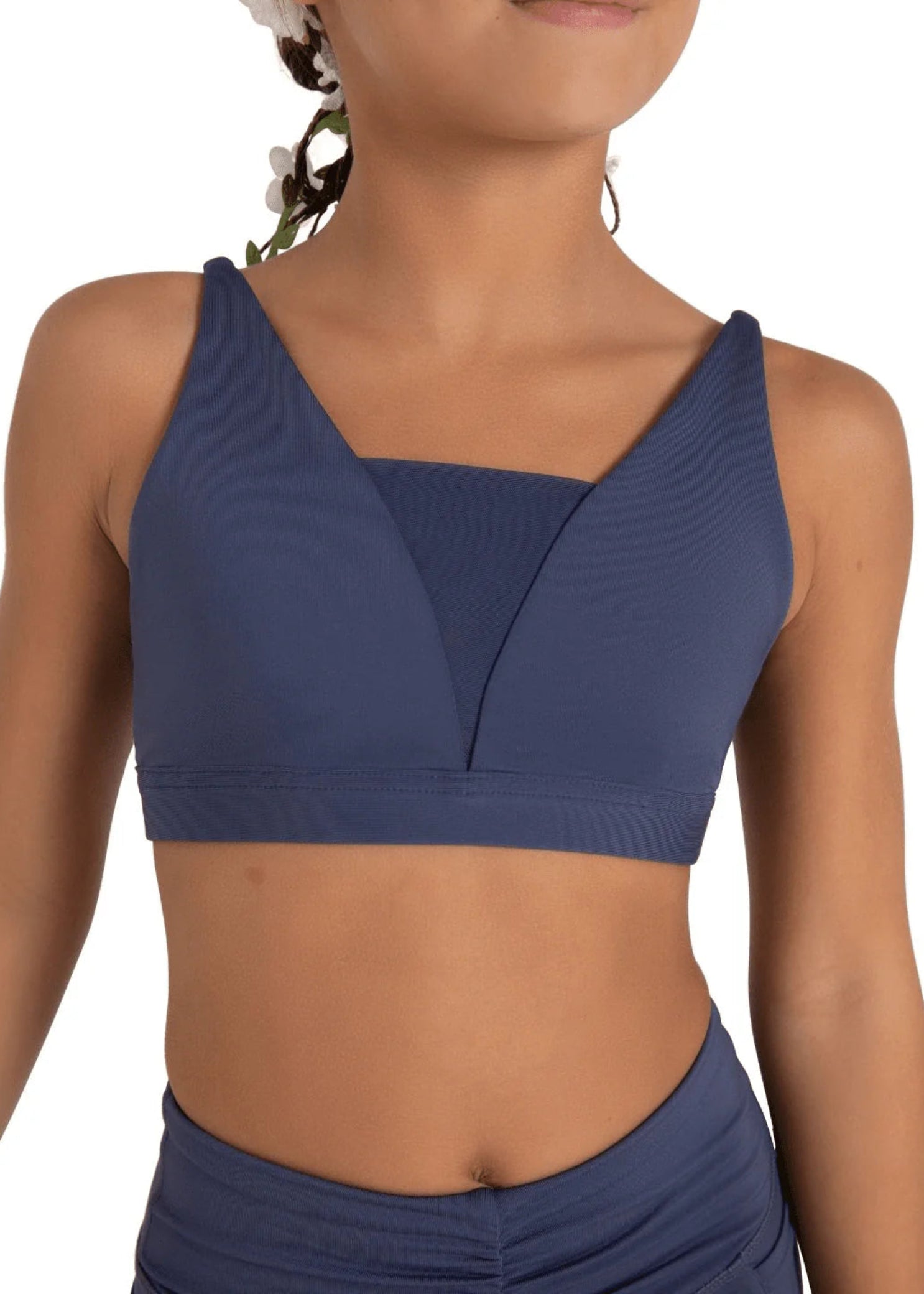Iris Mesh Bra Top Crown Blue