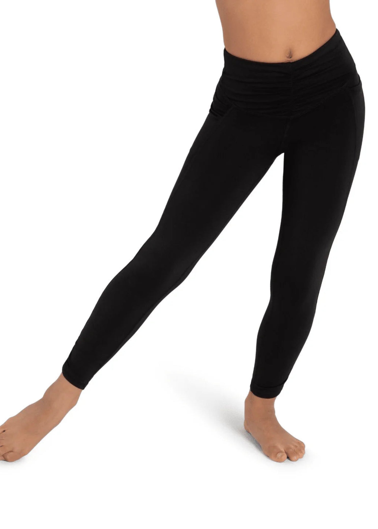 Blossom Legging Black front view