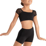 Cosmic Bra Top Black front view