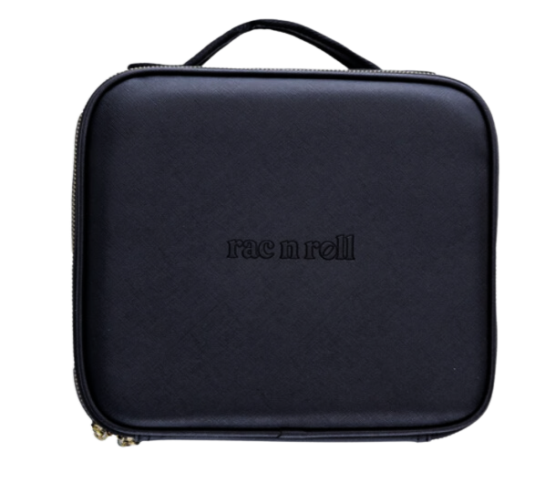 Cosmetic Case with LED Light black front view