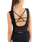 Saskia Leotard Black back view
