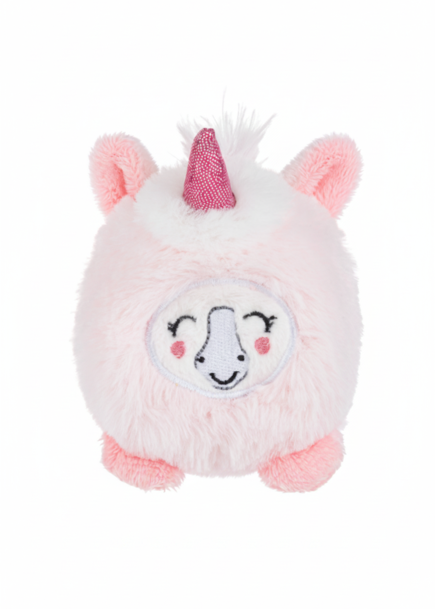 3.5" Tossimal Unicorn Pink front view