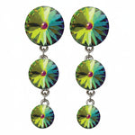 Graduated Drop Earrings vitrail