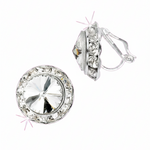 Rivoli Crystal Earrings – 11mm clip-on