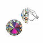 Rivoli Crystal Earrings AB clip-on