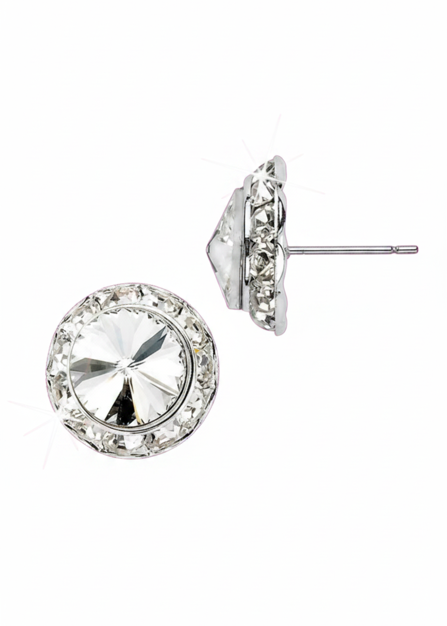 Rivoli Crystal Earrings – 11mm pierced