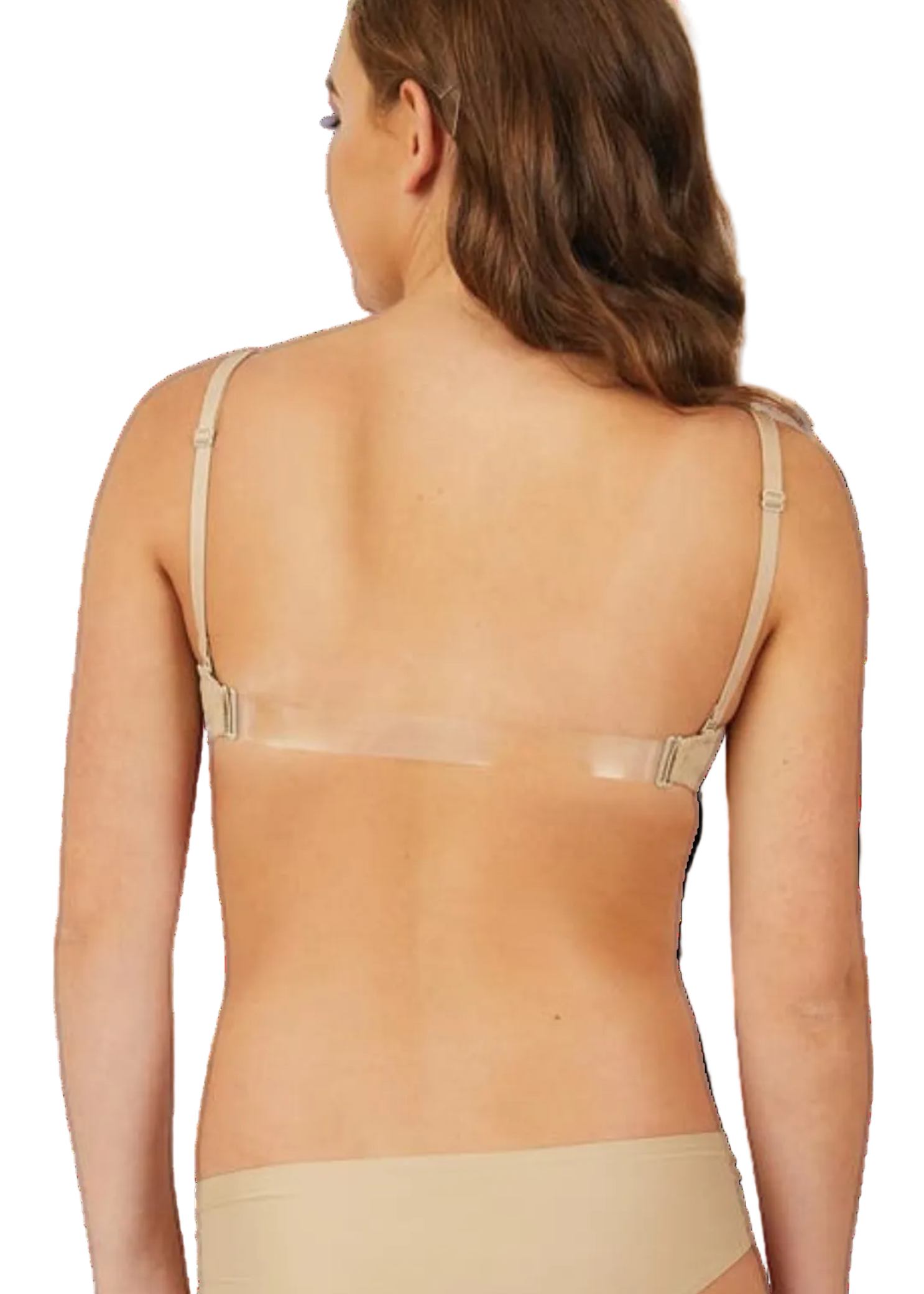 Underwire Minimal Show Bra Nude back view