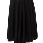 24" Circle Skirt Black front view