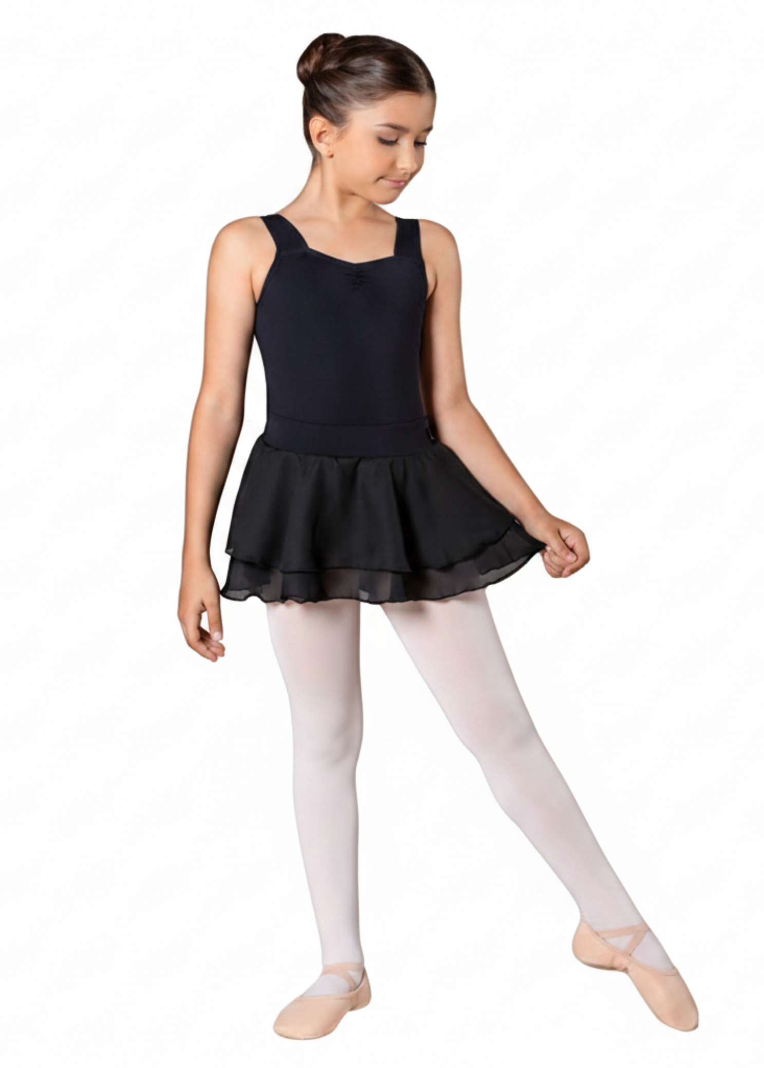 Sarah Skirt Black front view