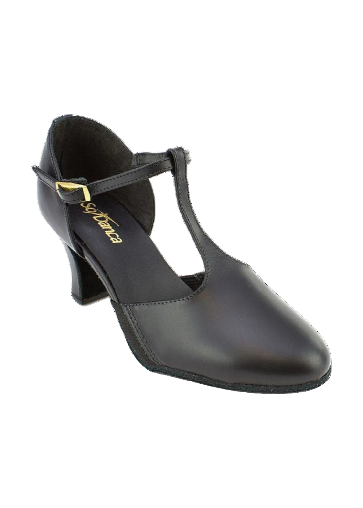 Connie 2.5" High Heel Character Shoe Black front view