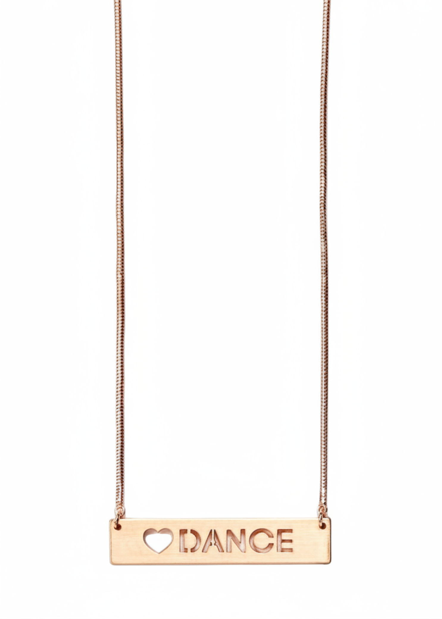 Rose Gold Dance Necklace