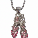 Ballet Slipper Necklace pink