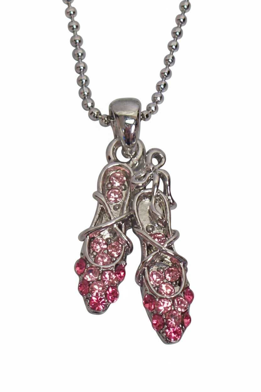 Ballet Slipper Necklace pink