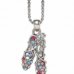 Ballet Slipper Necklace multi