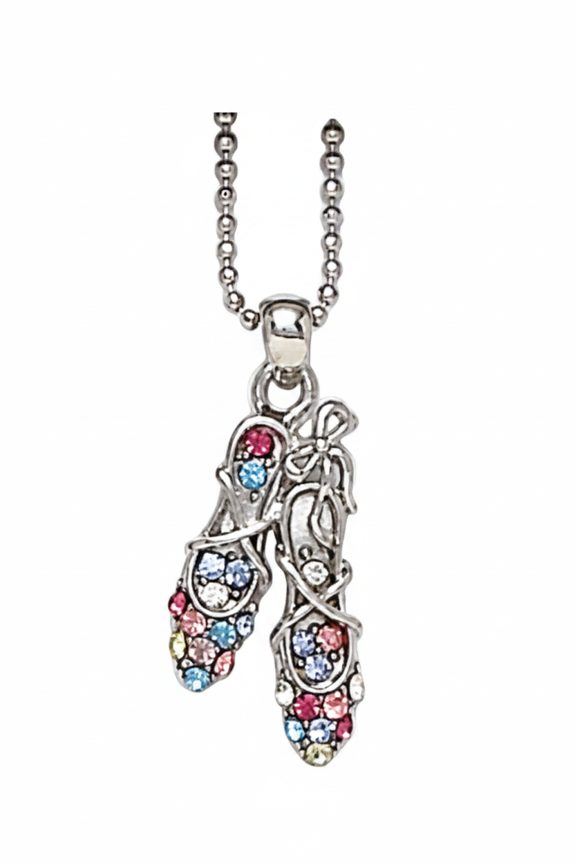 Ballet Slipper Necklace multi