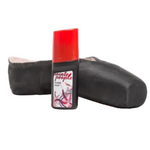 Fabric Pointe Shoe Paint Black front view