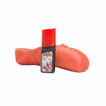 Fabric Pointe Shoe Paint Coral front view