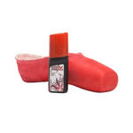 Fabric Pointe Shoe Paint Red front view