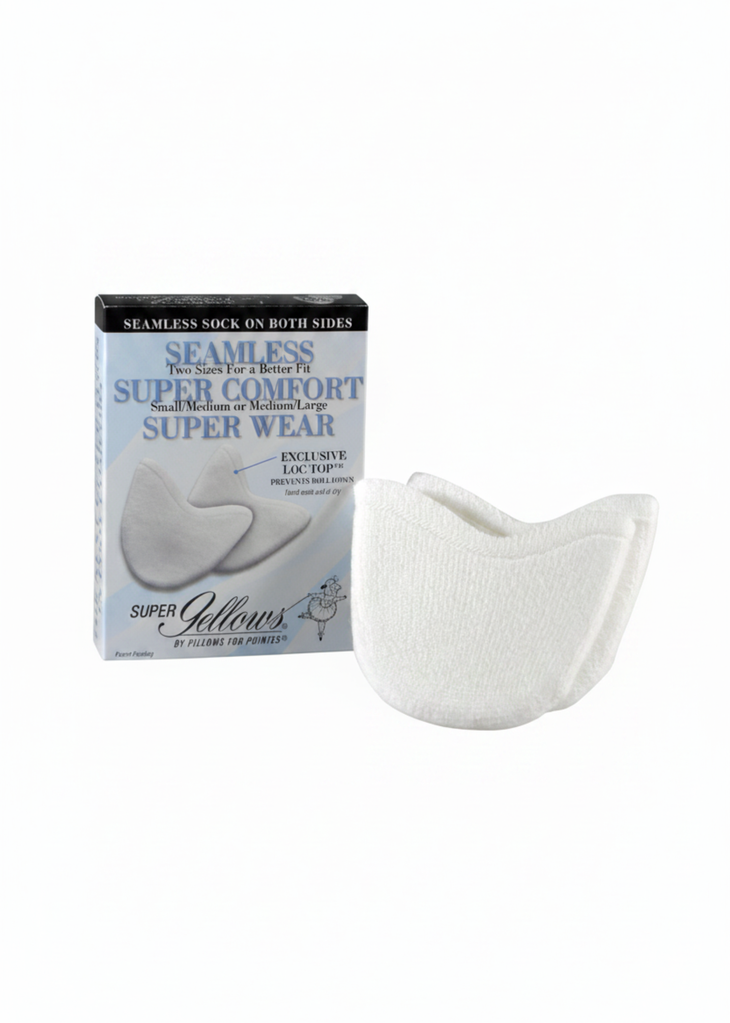 Super Gellows Toe Pads front view