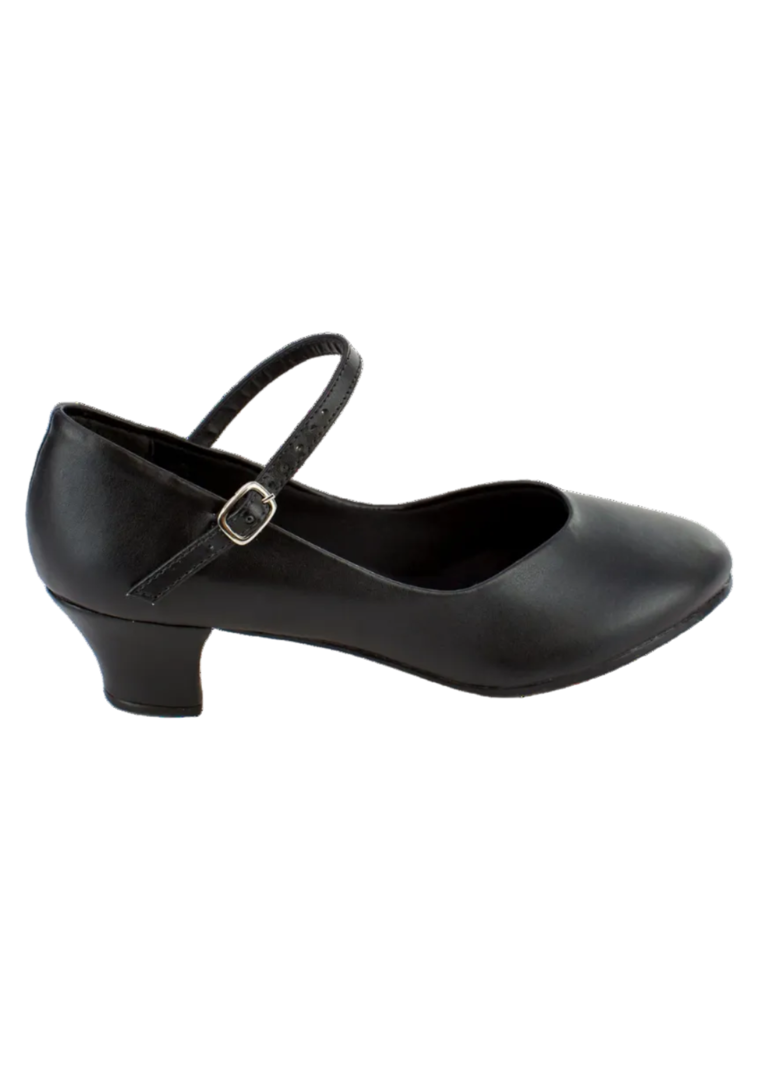 Celine Character 1.5" Heel Shoe Black lateral side view