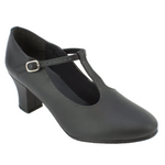 Christa 2" High Heel Character Shoe Black front view