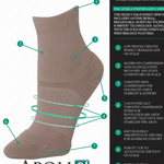 The Performance Shock Sock Navy detail view