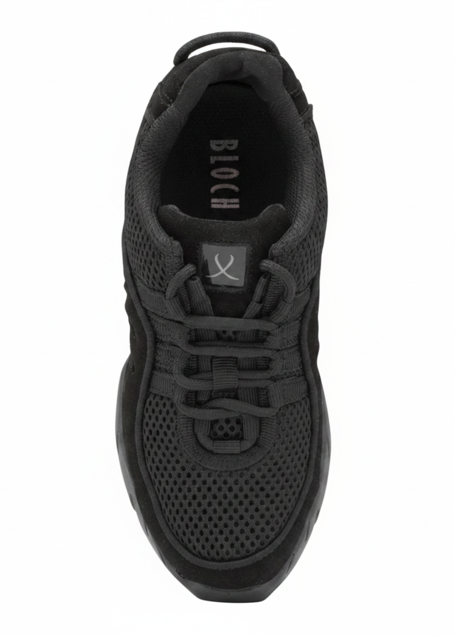Boost Mesh Dance Sneakers Black top view