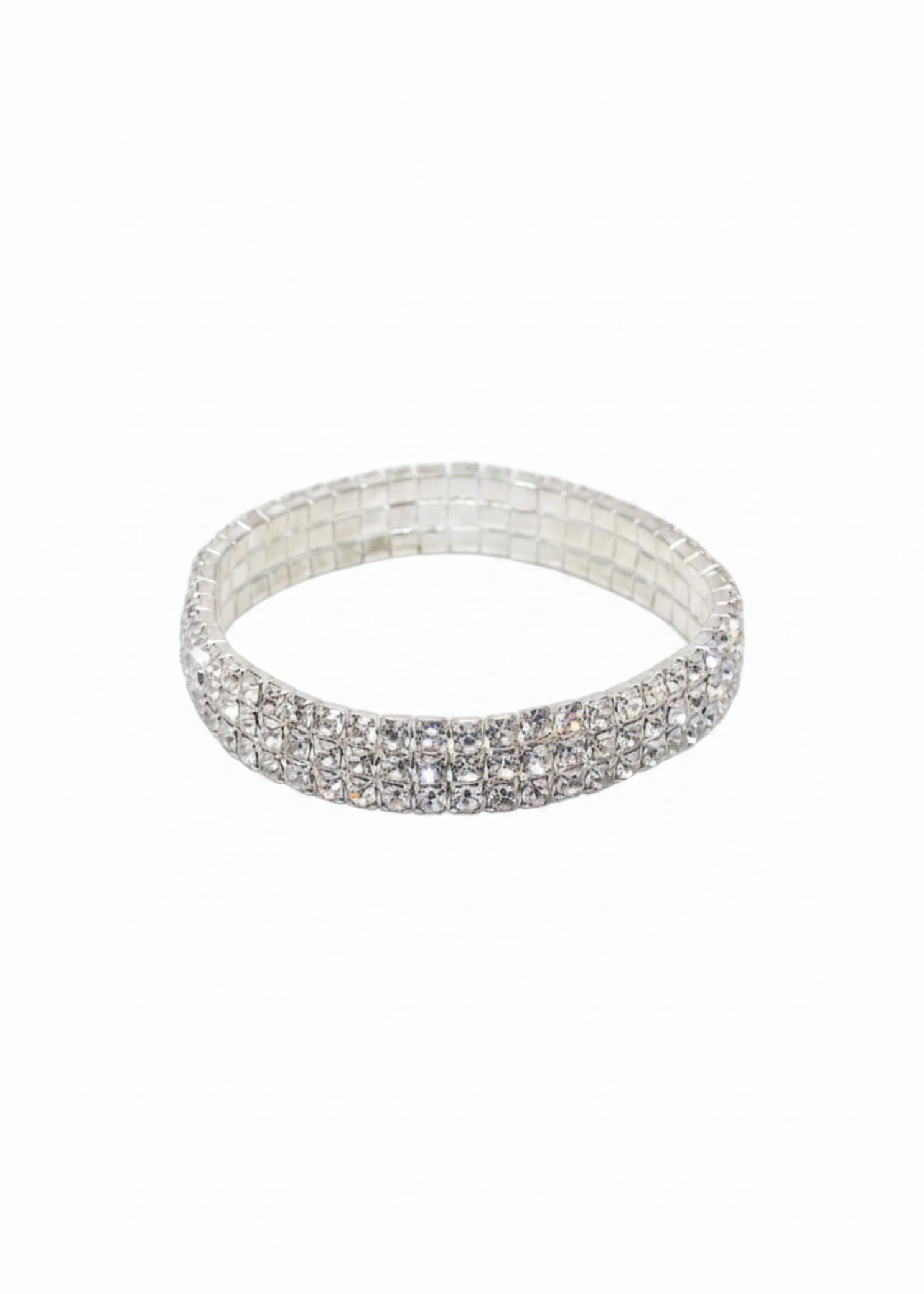 3 Row Crystal Bracelet adult
