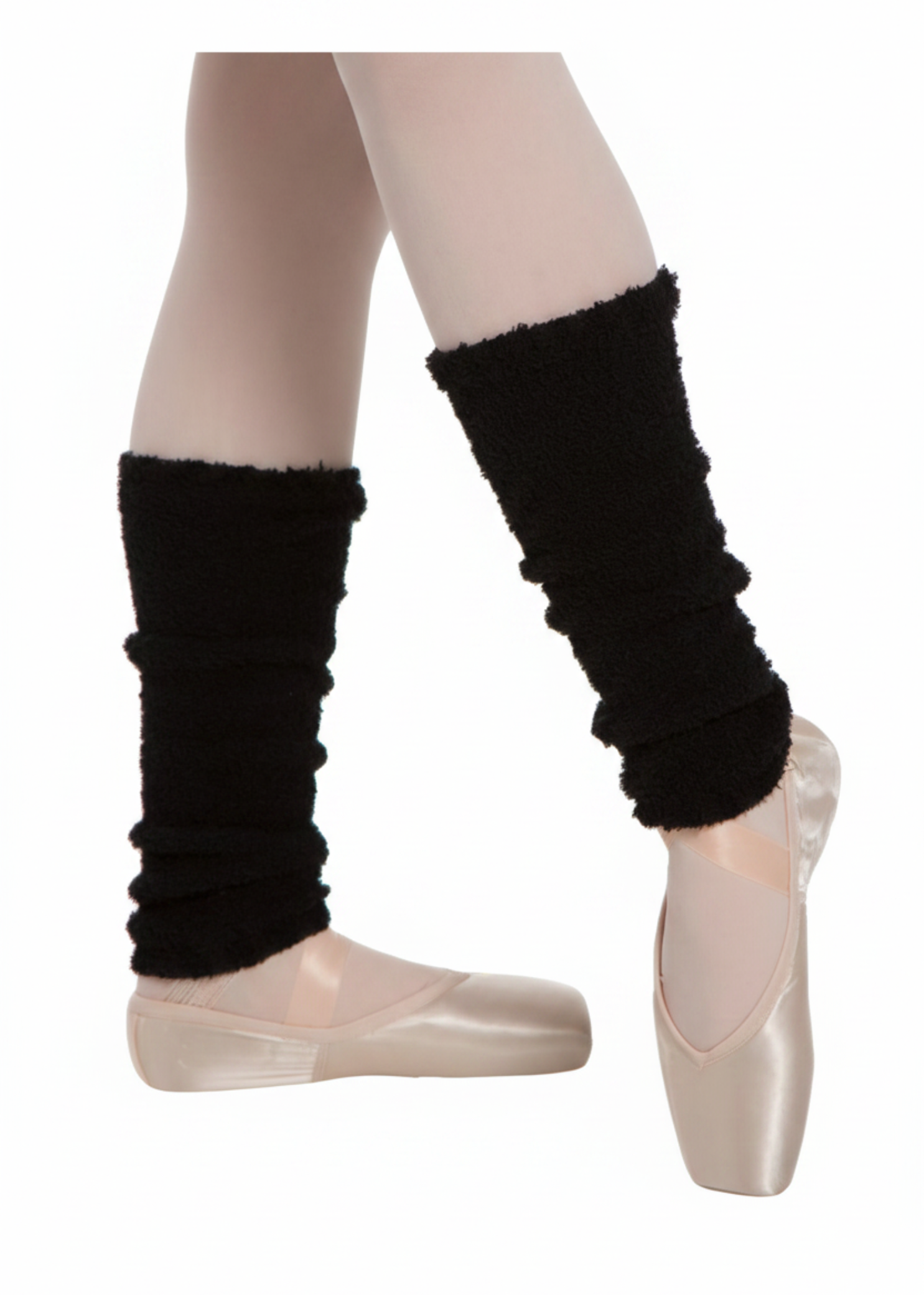 Leg Warmer Black front view