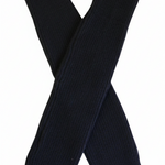 18" Legwarmer Black front view