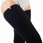36" Knit Legwarmer Black lifestyle view