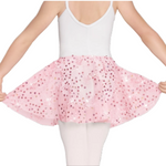 Sequin Mesh Skirt Pink back view