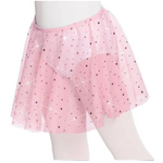 Sequin Tulle Skirt Pink side view