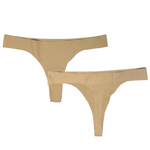 Seamless Thong Nude front and back view