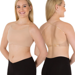 Convertible Halter Cami Bra Nude front and back view
