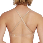 Seamless Camisole Bra Nude back view