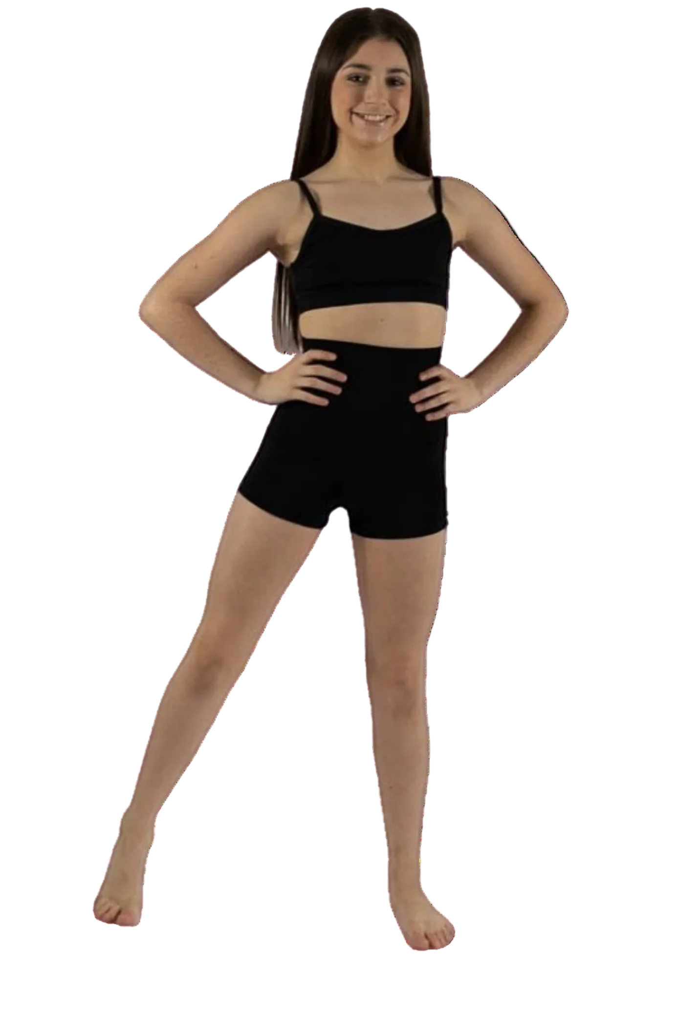 High Waist Short lifestyle front view