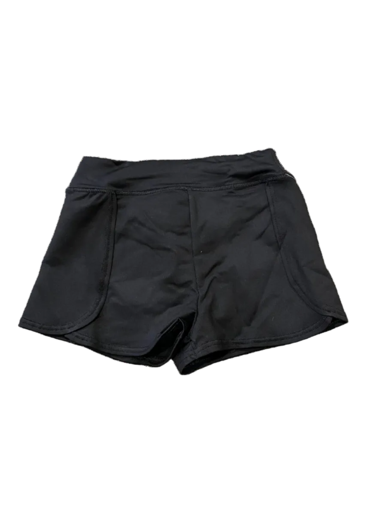 Short with Brief Black front view