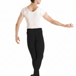 Footed Tight Black back view
