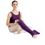 24" Solid Legwarmer Plum lifestyle view