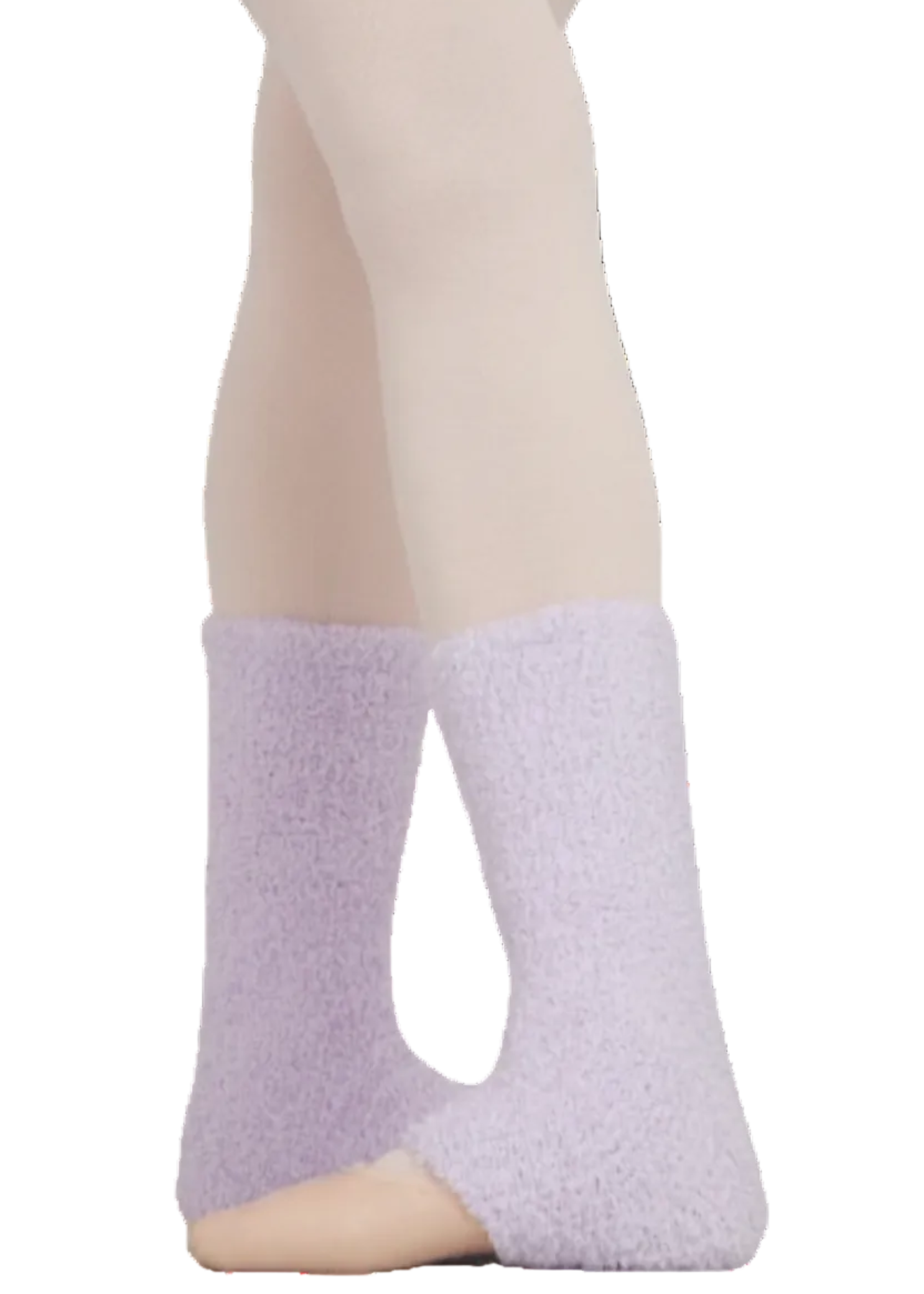 12" Legwarmer Lavender front view