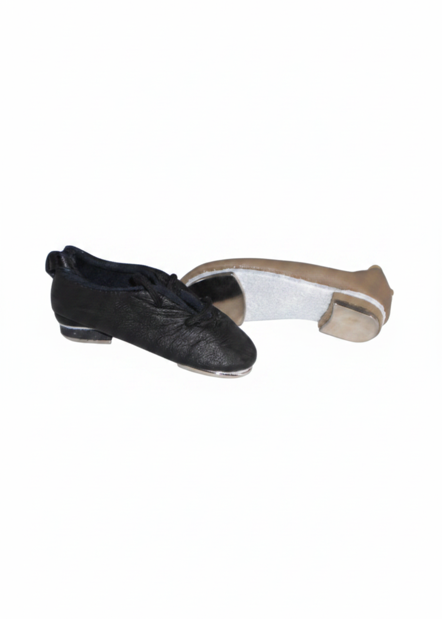 Mini jazz tap shoe keychain MJT featuring miniature taps and durable keychain attachment