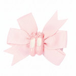 Pinwheel Bow with Shoe pink