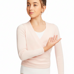 Wrap Sweater Pink front view