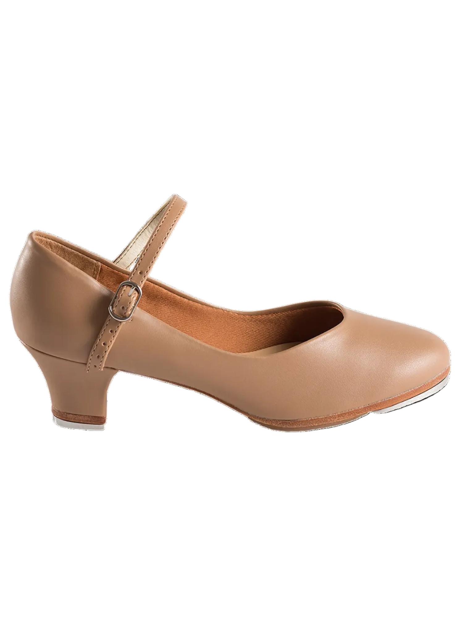Tara 1.5" Heel Tap Shoe Caramel side view 2