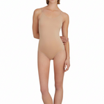 Seamless Cami Leotard Nude front view
