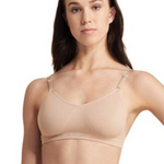 Seamless Camisole Bra Nude front view
