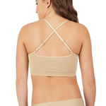 Longline Seamless Bra Nude back view