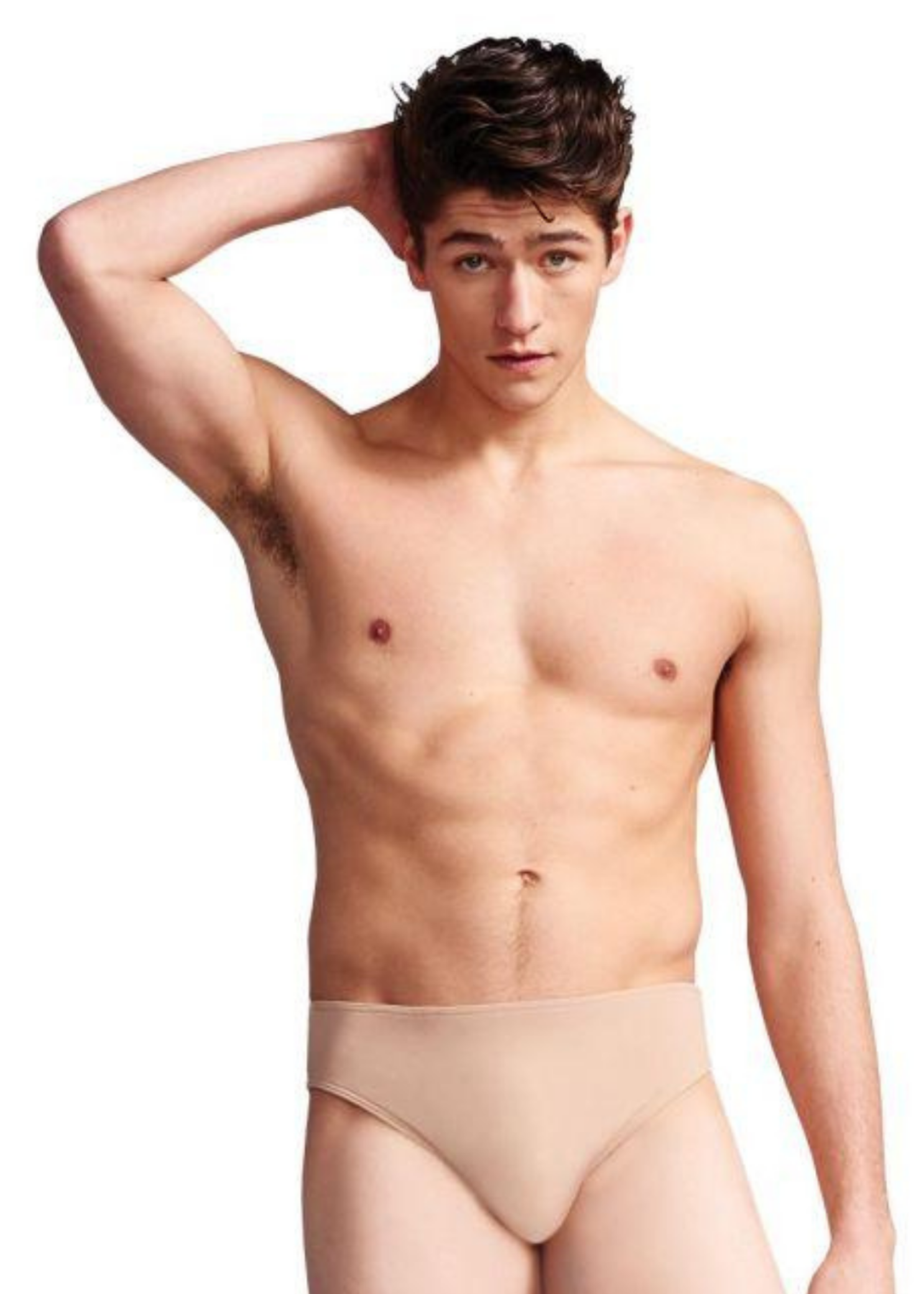 Full Seat Dance Brief Nude front view